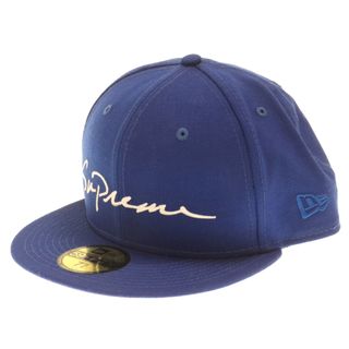 シュプリーム(Supreme)のSUPREME シュプリーム 18AW Classic Script New Era Cap クラシック スクリプト ニューエラ キャップ ブルー(キャップ)