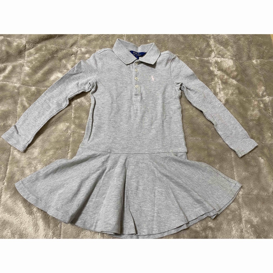 POLO RALPH LAUREN(ポロラルフローレン)のラルフローレン　ワンピース　ポロシャツ キッズ/ベビー/マタニティのキッズ服女の子用(90cm~)(ワンピース)の商品写真