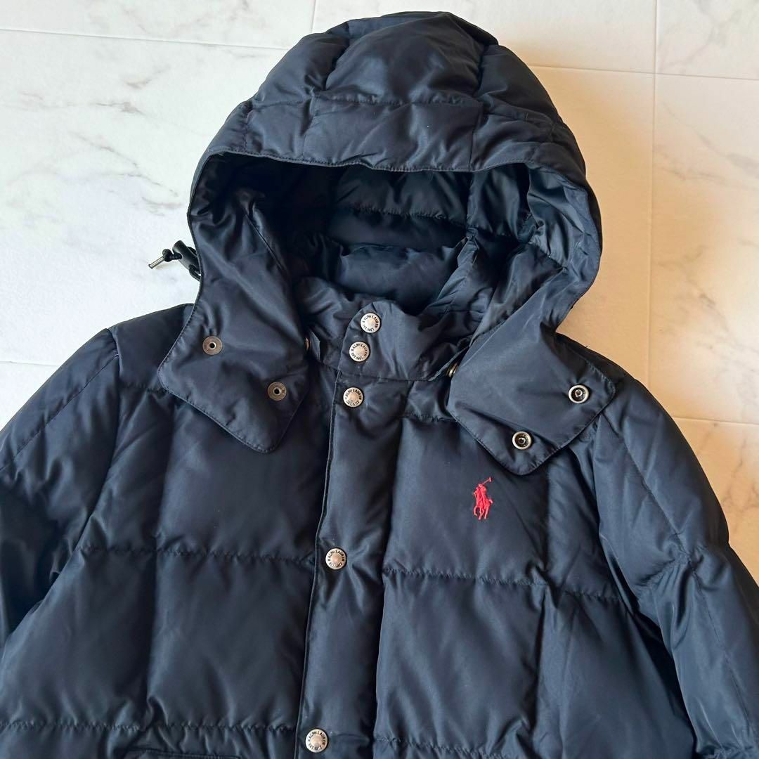 POLO RALPH LAUREN(ポロラルフローレン)のPOLO RALPHLAUREN  ショートダウン　黒　М レディースのジャケット/アウター(ダウンジャケット)の商品写真