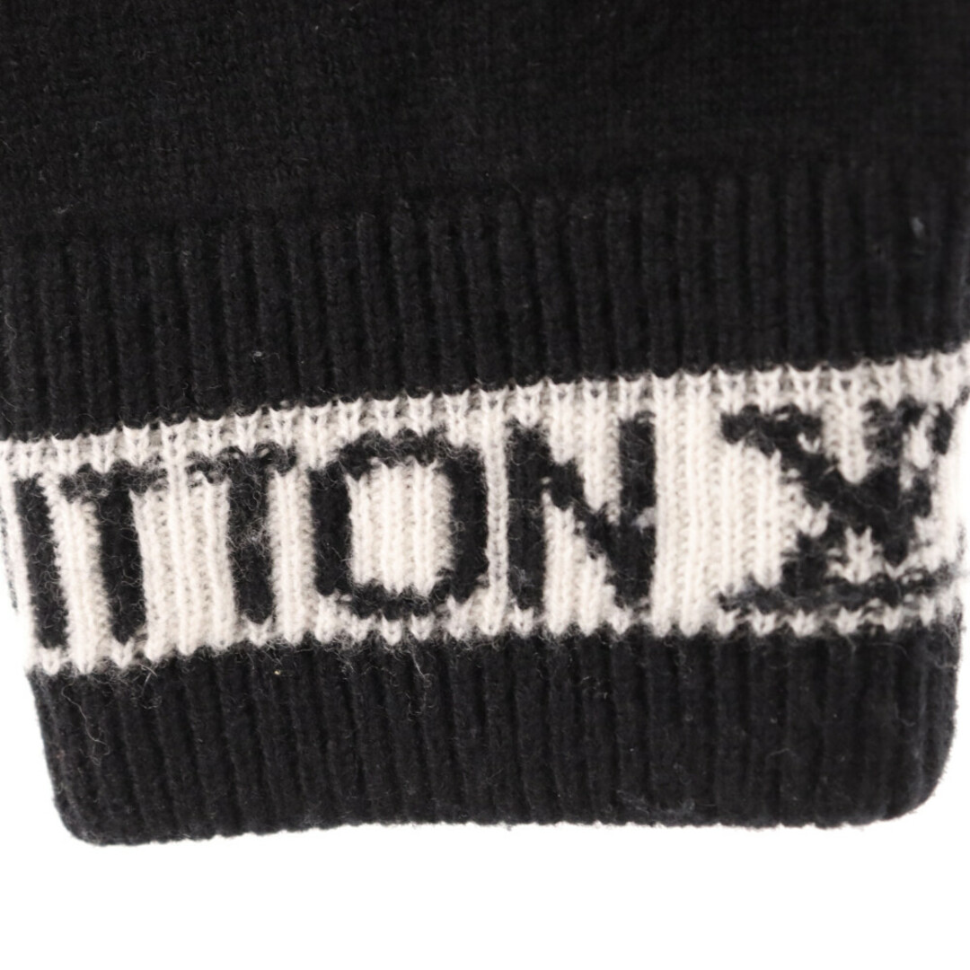 LOUIS VUITTON(ルイヴィトン)のLOUIS VUITTON ルイヴィトン 23SS Arm Logo Cashmere Knit Sweater アームロゴカシミアニット長袖セーター ブラック RM231Q GK1 HON44W メンズのトップス(ニット/セーター)の商品写真