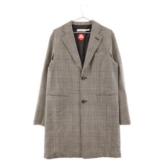 ノンネイティブ(nonnative)のnonnative ノンネイティブ OFFICER COAT WOOL GREN CHECK WITH WINDSTOPPER NN-J2606 オフィサーコート グレンチェック ゴア ウインド グレー NN-J2606(フライトジャケット)