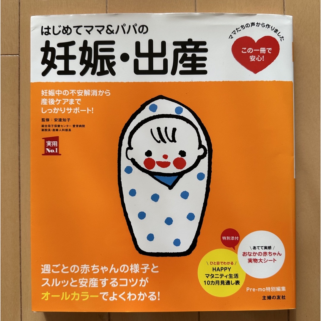 はじめてママ＆パパの妊娠・出産 エンタメ/ホビーの雑誌(結婚/出産/子育て)の商品写真