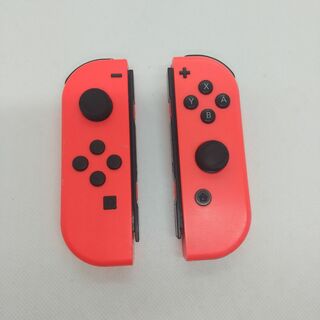 ニンテンドースイッチ(Nintendo Switch)のジョイコン　ネオンレッド右⑧＆ネオンレッド左⑨(その他)