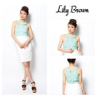 リリーブラウン(Lily Brown)のリリーブラウン♡レトロトップス(カットソー(半袖/袖なし))