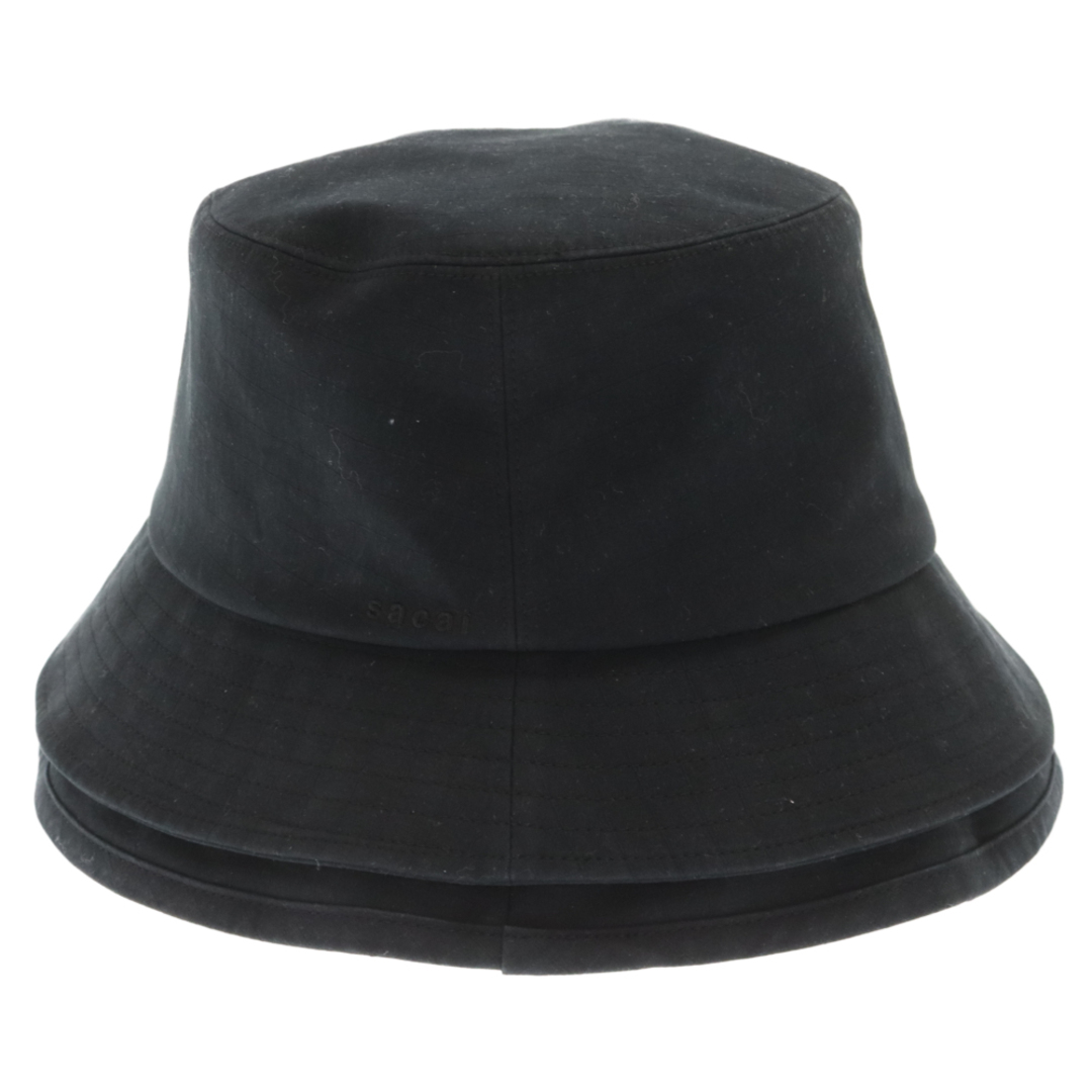 sacai(サカイ)のSacai サカイ Olmetex Rip Stop Double Brim Hat リップストップ ダブル ハット ブラック 23-0601S メンズの帽子(ハット)の商品写真