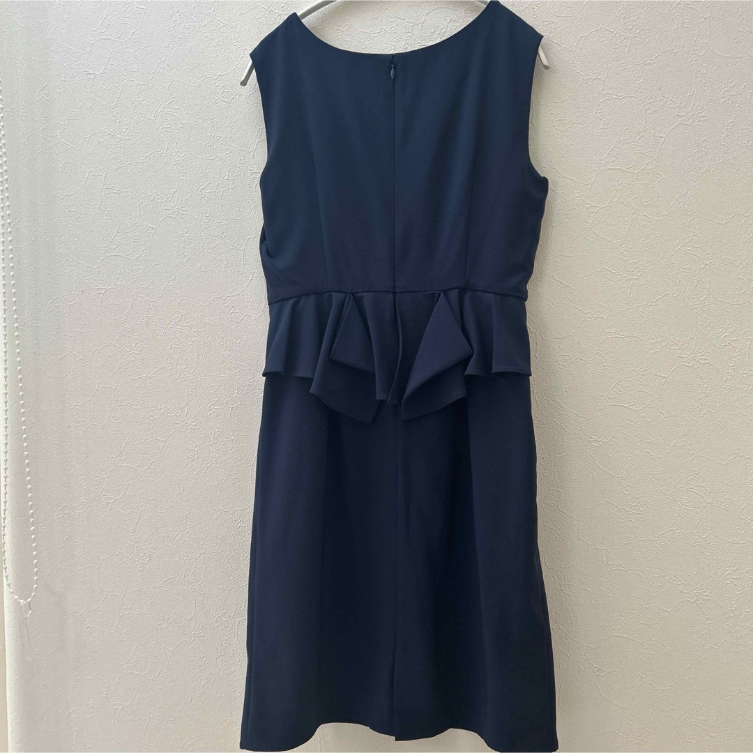 Rew de Rew(ルーデルー)の美品❤️Rew de Rew ドレス L 紺色 レディースのフォーマル/ドレス(ミディアムドレス)の商品写真