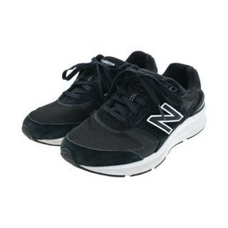 ニューバランス(New Balance)のNew Balance ニューバランス スニーカー 24cm 黒 【古着】【中古】(スニーカー)