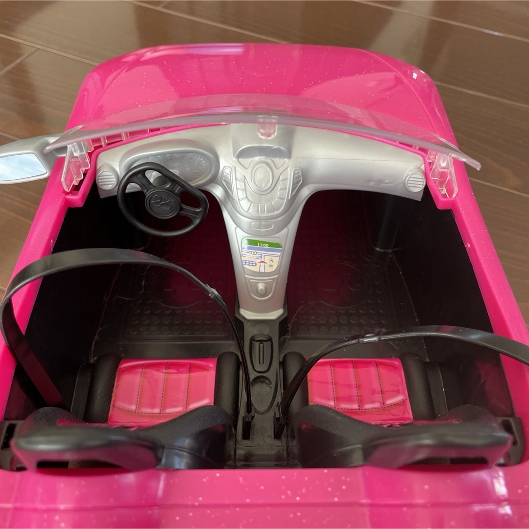Barbie(バービー)のBarbie バービー　車　オープンカー　ピンク　乗り物　ハワイアン エンタメ/ホビーのおもちゃ/ぬいぐるみ(キャラクターグッズ)の商品写真