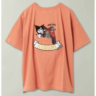 ★新品★JUICY×KUROMI クロミ 総刺繍Tシャツ オレンジ色(Tシャツ(半袖/袖なし))