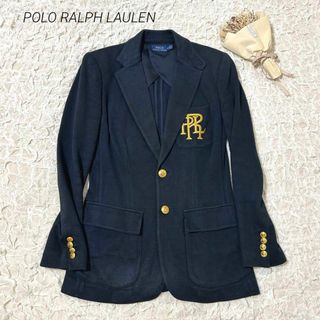 ポロラルフローレン(POLO RALPH LAUREN)のポロラルフローレン　テーラードジャケット　ネイビー　金ボタン　紺ブレ　ワッペン(テーラードジャケット)