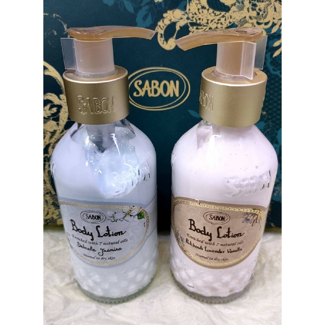 SABON(サボン)のSABON サボン ボディローション バニラ&ジャスミン　2点セット コスメ/美容のボディケア(ボディローション/ミルク)の商品写真