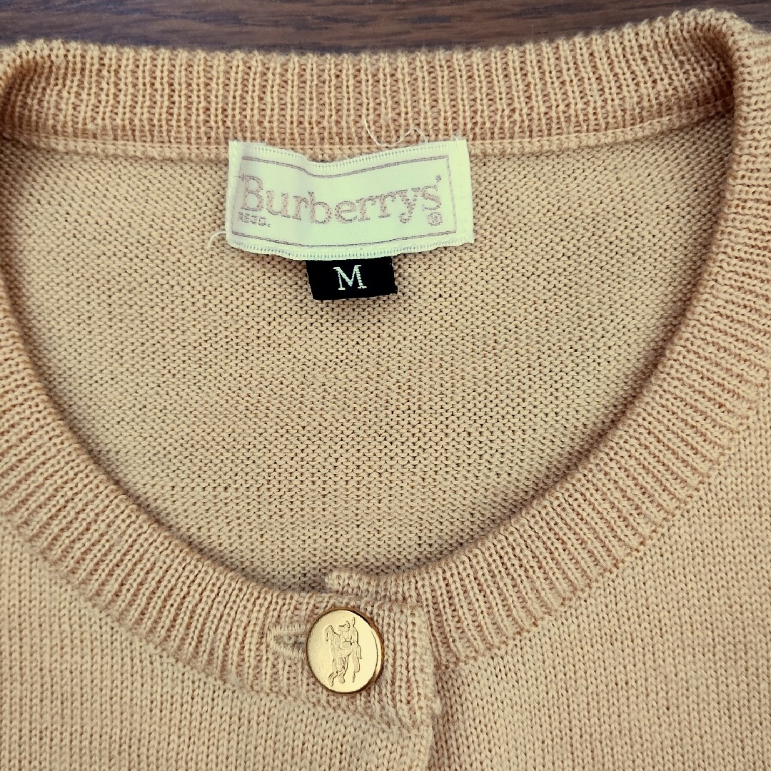 BURBERRY(バーバリー)の【バーバリー】　カーディガン　明るい黄色 レディースのトップス(カーディガン)の商品写真