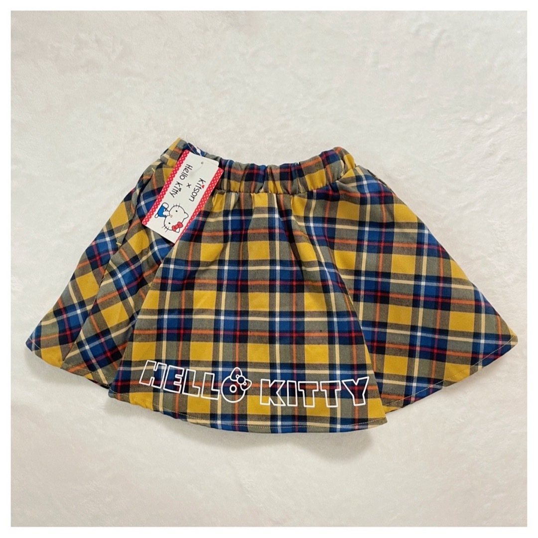 サンリオ(サンリオ)の【新品】ハローキティ スカート 110 キッズ/ベビー/マタニティのキッズ服女の子用(90cm~)(スカート)の商品写真