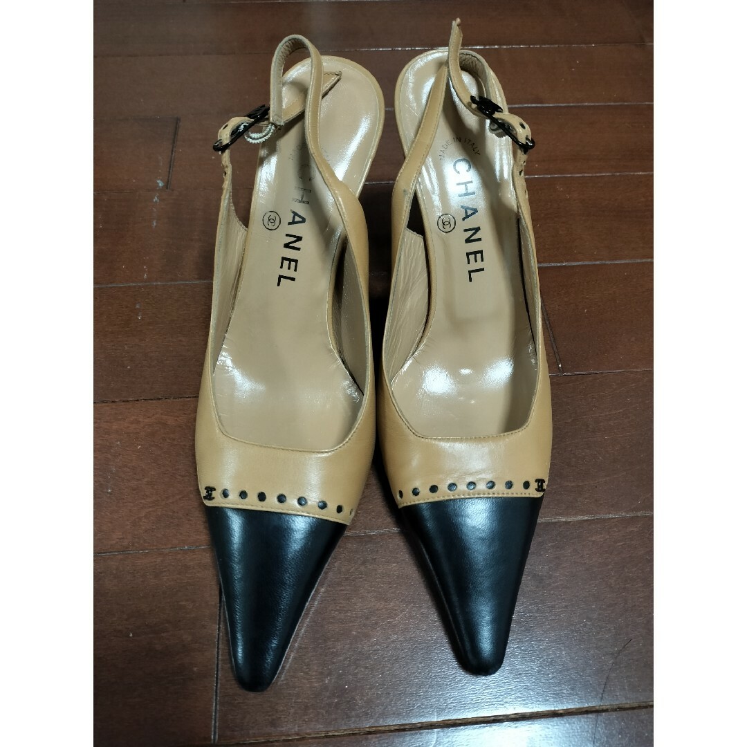 シャネル パンプス 38 ハワイ直営店購入 ハイヒール/パンプス シャネル パンプス 38 ハワイ直営店購入 ハイヒール/パンプス