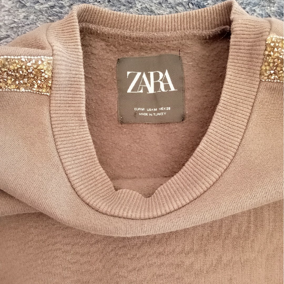 ZARA(ザラ)のZARA　裏起毛トレーナー レディースのトップス(トレーナー/スウェット)の商品写真