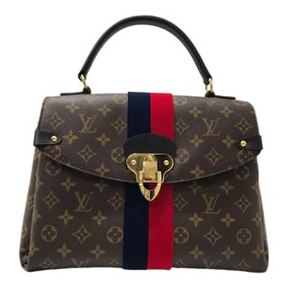 LOUIS VUITTON ルイヴィトン ハンドバッグ ベレムPM ダミエ エベヌ レディース N51173 ゴールド金具 美品  58138ファスナー外側