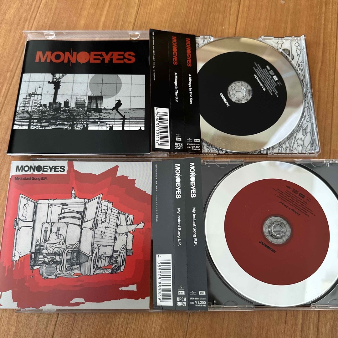 monoeyes 「A Mirage In The Sun」他　モノアイズ エンタメ/ホビーのCD(ポップス/ロック(邦楽))の商品写真