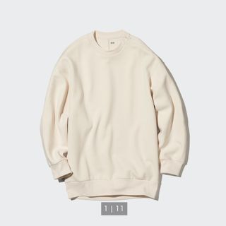 ユニクロ(UNIQLO)の☆美品☆UNIQLO ドライスウェットクルーシャツ(トレーナー/スウェット)