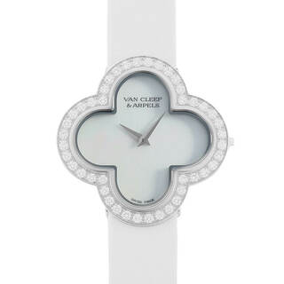 ヴァンクリーフアンドアーペル(Van Cleef & Arpels)のヴァンクリーフ＆アーペル アルハンブラ ミディアムモデル ウォッチ VCARF52700 レディース 中古 腕時計(腕時計)