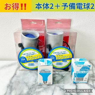 アサヒ　サンライト　2セット　交換用電球付き(小動物)