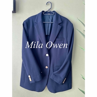 ミラオーウェン(Mila Owen)の未使用 美品 [Mila Owen] 金ボタン 紺 ブレザー ジャケット(テーラードジャケット)