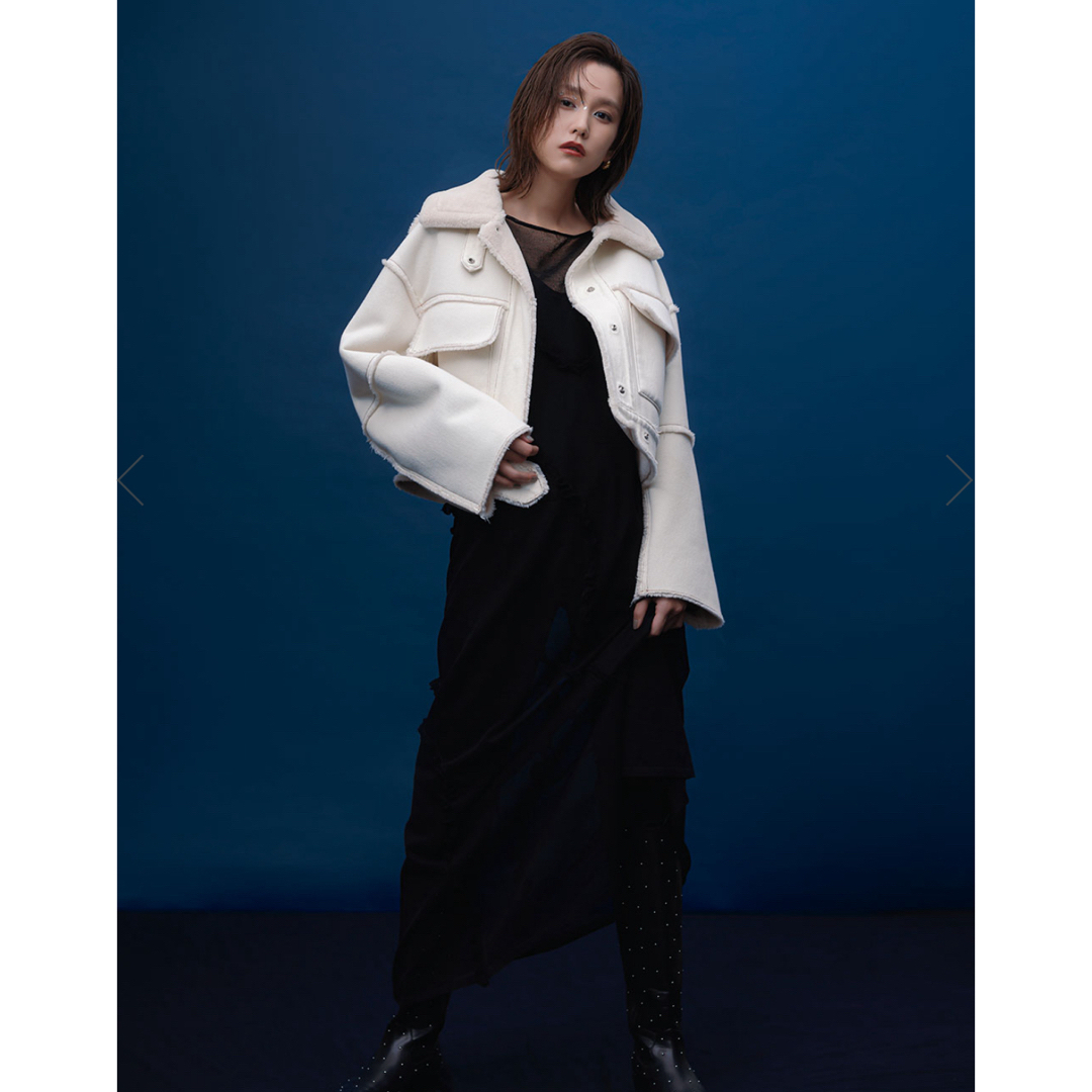 Ameri VINTAGE - MIREI KIRITANI AMERI SISTER BOA JACKET の Ameri VINTAGE - MIREI KIRITANI AMERI SISTER BOA JACKET の