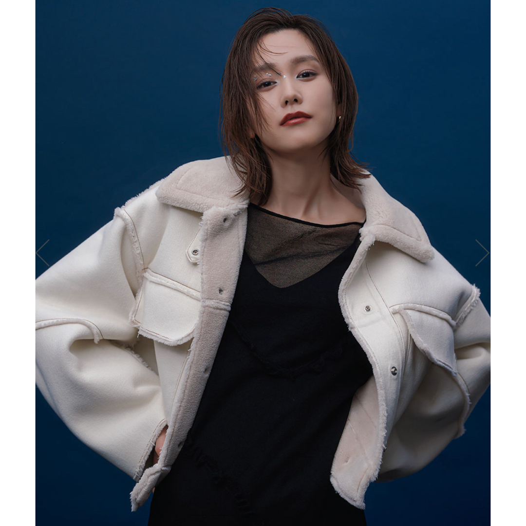 Ameri VINTAGE - MIREI KIRITANI AMERI SISTER BOA JACKET の Ameri VINTAGE - MIREI KIRITANI AMERI SISTER BOA JACKET の