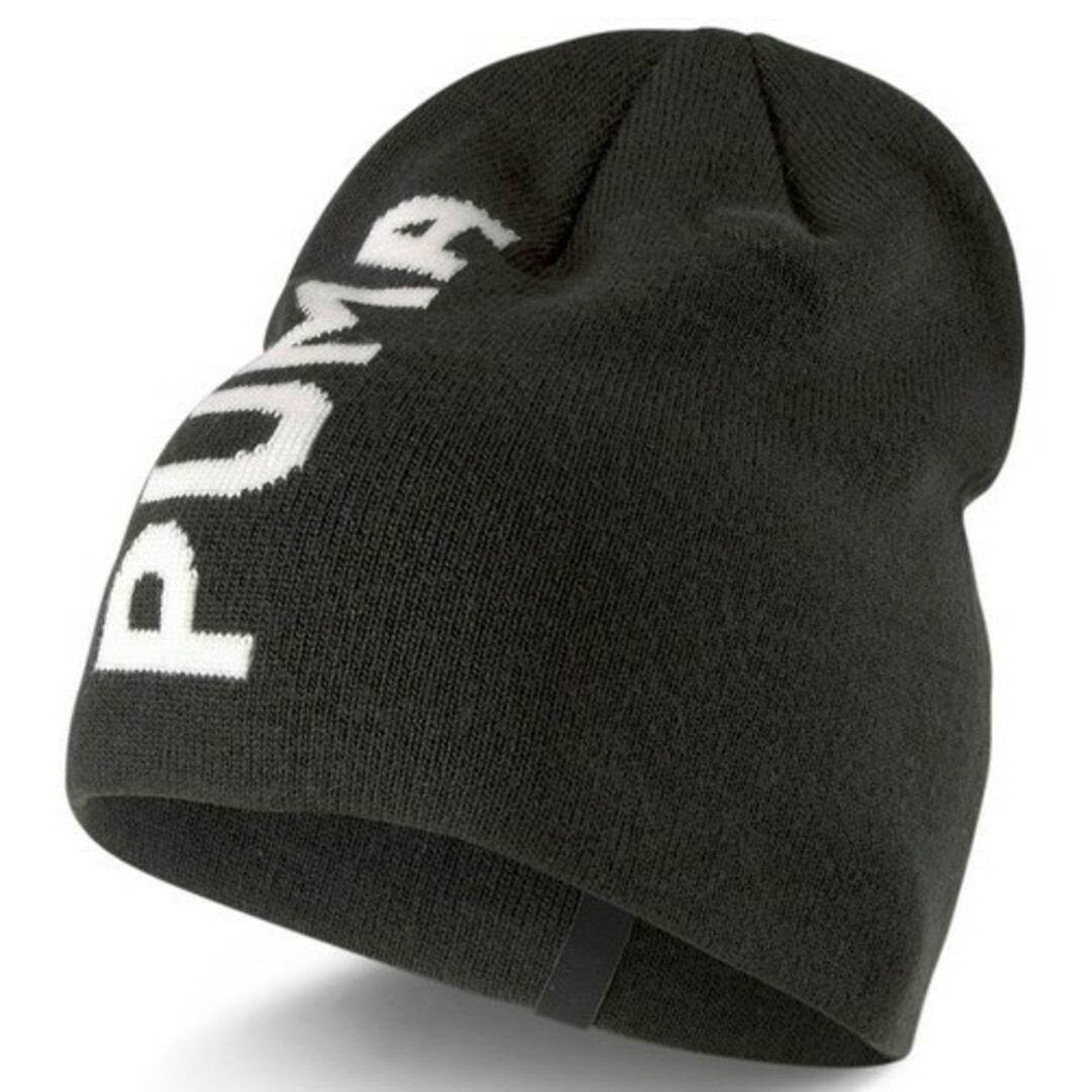 PUMA(プーマ)のPUMA プーマ ニットキャップ クラシック カフレス ビーニー /黒ブラック メンズの帽子(ニット帽/ビーニー)の商品写真