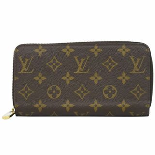 ルイヴィトン(LOUIS VUITTON)の本物 ルイヴィトン LOUIS VUITTON LV ジッピーウォレット モノグラム ラウンドファスナー 長財布 ブラウン M41895 Zippy Wallet ビトン 中古(財布)