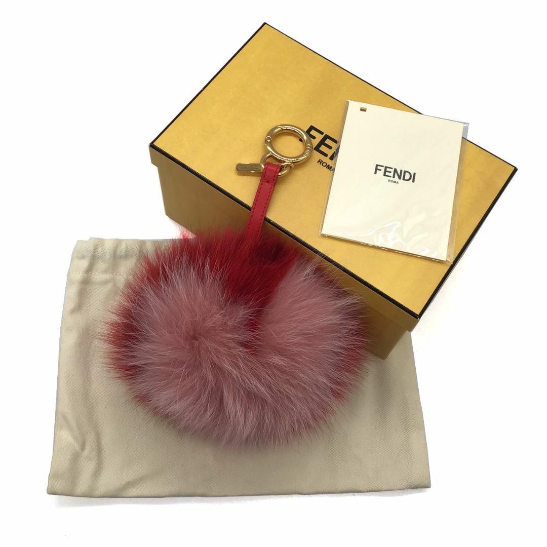 FENDI - 【新品同様】FENDI フェンディ ポンポンチャーム バッグ FENDI - 【新品同様】FENDI フェンディ ポンポンチャーム バッグ
