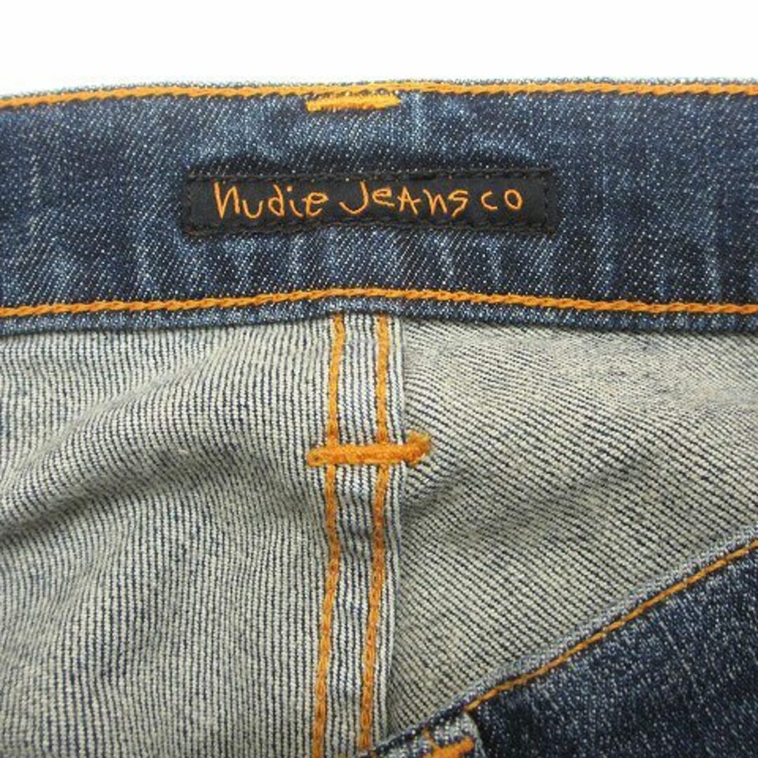 Nudie Jeans(ヌーディジーンズ)のヌーディージーンズ デニムパンツ ジーンズ ジップフライ インディゴ W30 M メンズのパンツ(デニム/ジーンズ)の商品写真