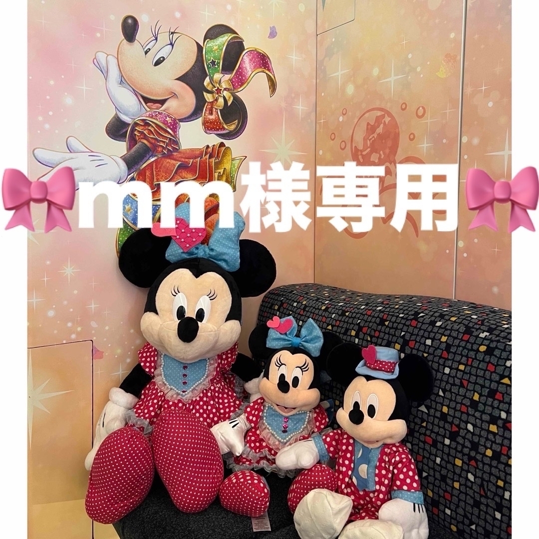 Disney(ディズニー)のSsizeミニーちゃん❤️パルパル衣装×2人分 エンタメ/ホビーのおもちゃ/ぬいぐるみ(キャラクターグッズ)の商品写真