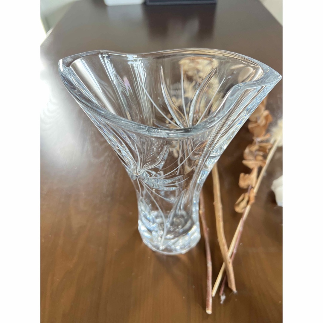 NARUMI(ナルミ)のNarumi ナルミ　グラスワークス　花瓶25cm インテリア/住まい/日用品のインテリア小物(花瓶)の商品写真