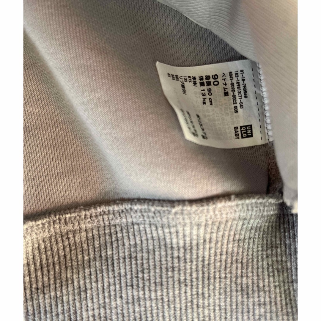 ユニクロ　キッズアウター　ブルゾン　スヌーピー キッズ/ベビー/マタニティのベビー服(~85cm)(ジャケット/コート)の商品写真