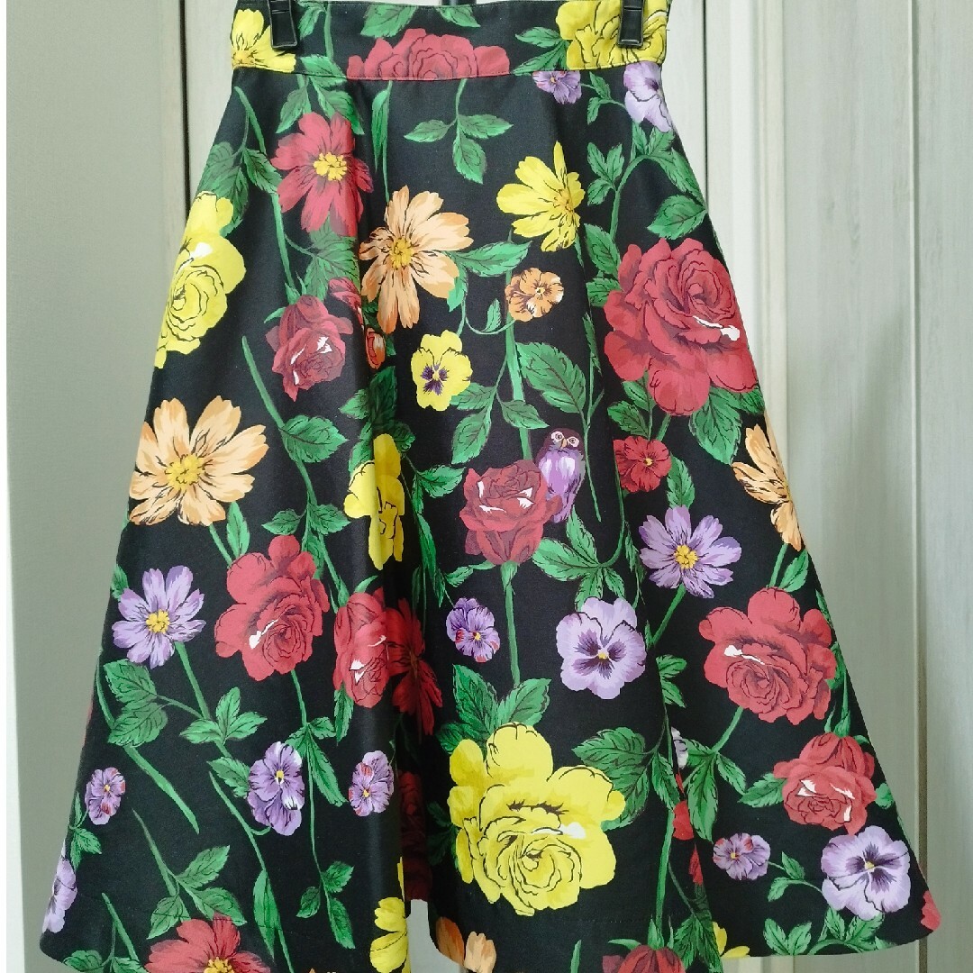 And Couture(アンドクチュール)の【アンドクチュール】大花柄フレアスカート レディースのスカート(ロングスカート)の商品写真