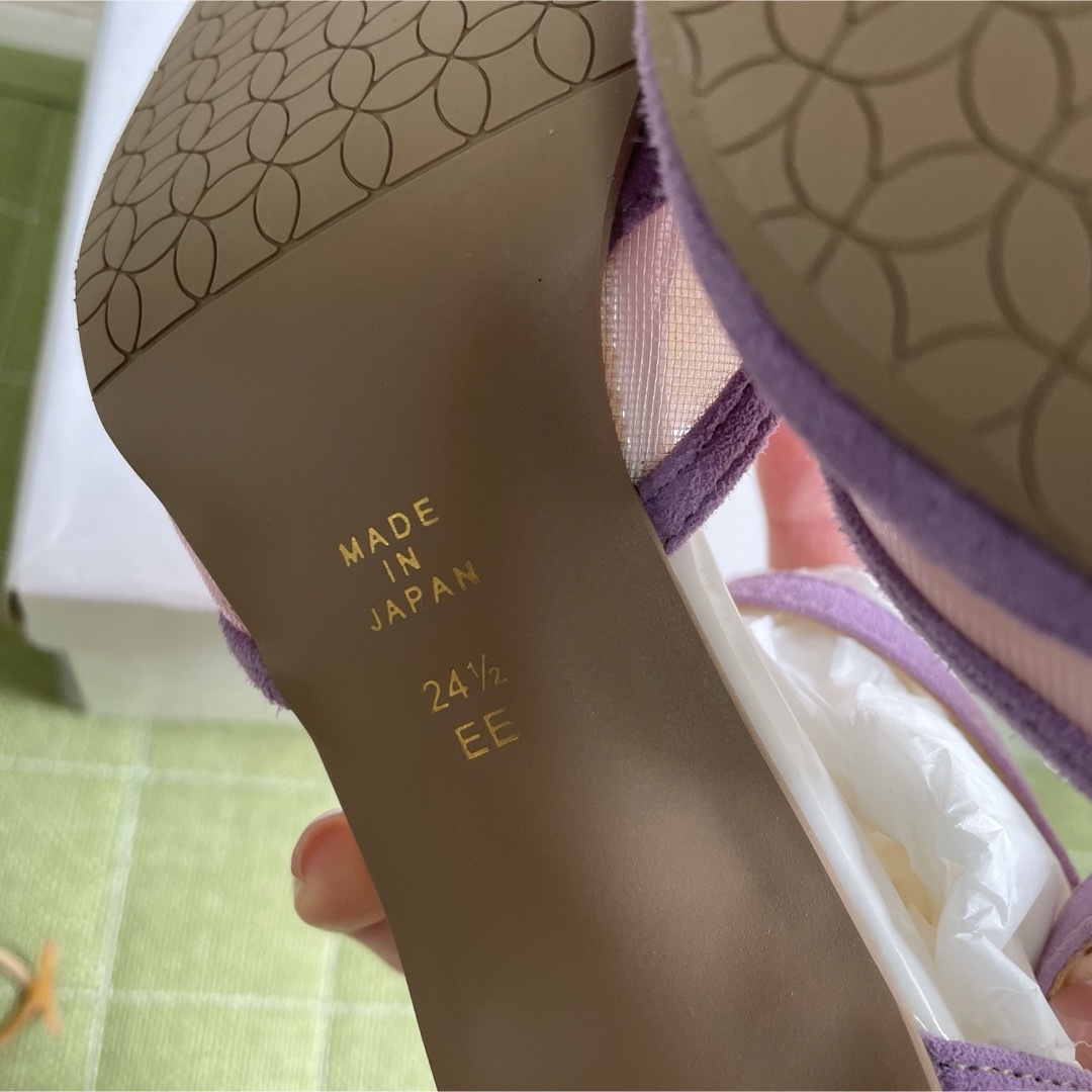Pitti(ピッティ)の【新品未使用】pitti 24.5 パンプス パープル 紫 レディースの靴/シューズ(ハイヒール/パンプス)の商品写真