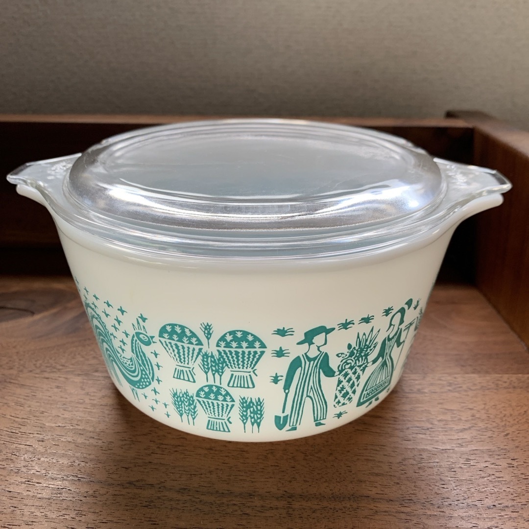 Pyrex(パイレックス)のパイレックス　バタープリント インテリア/住まい/日用品のキッチン/食器(容器)の商品写真