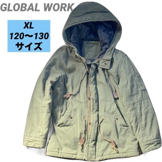 グローバルワーク(GLOBAL WORK)のグローバルワーク　子供服　ダッフルコート　モッズコート　カーキ　120〜130(コート)