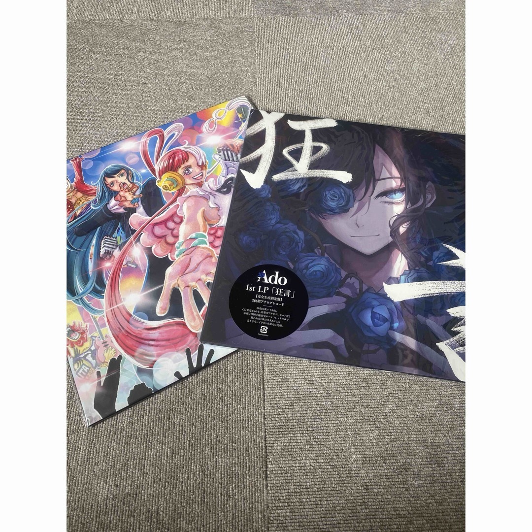 ONE PIECE(ワンピース)の新品未開封　狂言&ウタの歌　LP アナログ盤　Ado  エンタメ/ホビーのCD(ポップス/ロック(邦楽))の商品写真