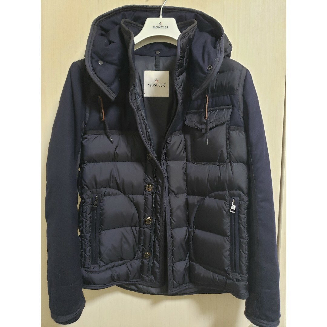 MONCLER(モンクレール)のMONCLER　Ryan　サイズ0　ダウンジャケット　ネイビー　正規品 メンズのジャケット/アウター(ダウンジャケット)の商品写真