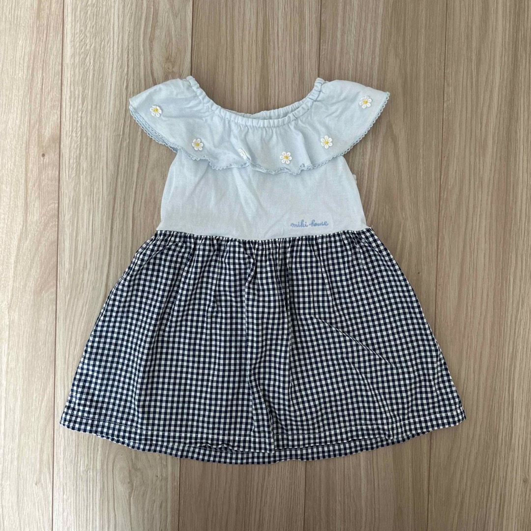 mikihouse(ミキハウス)のmikihouse ワンピース キッズ/ベビー/マタニティのキッズ服女の子用(90cm~)(ワンピース)の商品写真