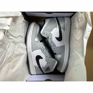 Nike Air Jordan 1 Mid "Light Smoke Grey(スニーカー)