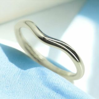 ティファニー(Tiffany & Co.)の◆TIFFANY&Co. ティファニー　カーブドリング　Pt950 10号(リング(指輪))