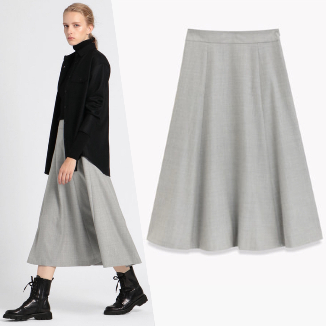 Theory luxe - theory luxe 23AW SAXONY ロングフレアスカートの通販 Theory luxe - theory luxe 23AW SAXONY ロングフレアスカートの通販