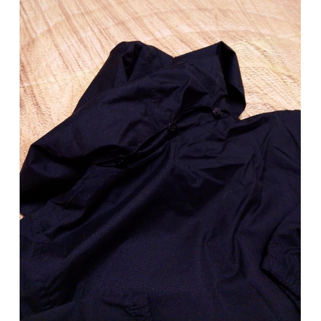 coen(コーエン)のコーチジャケット　ブラック　コーエン　薄手　110 キッズ/ベビー/マタニティのキッズ服男の子用(90cm~)(ジャケット/上着)の商品写真