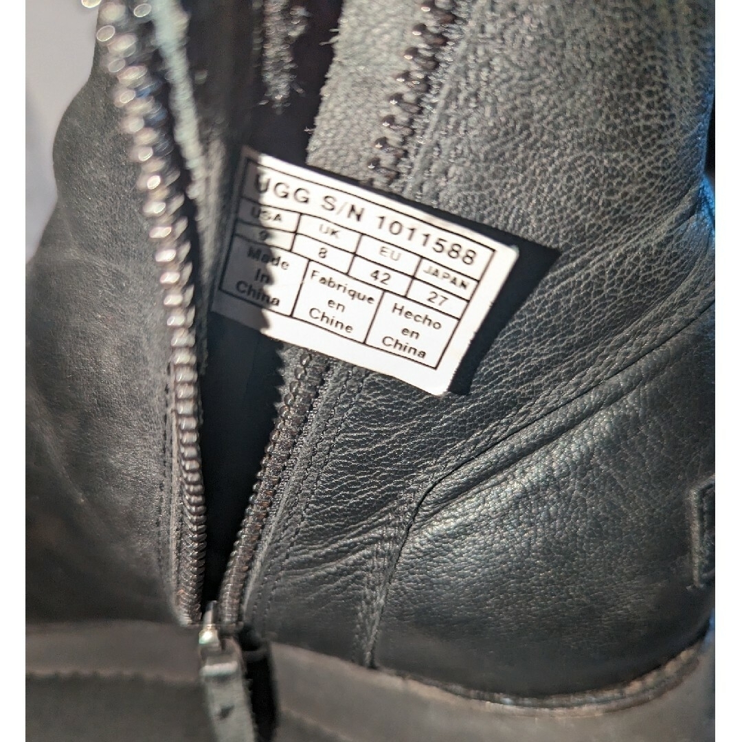 UGG AUSTRALIA(アグオーストラリア)のUGG アグ ショートブーツ 27 ブラック メンズ メンズの靴/シューズ(ブーツ)の商品写真