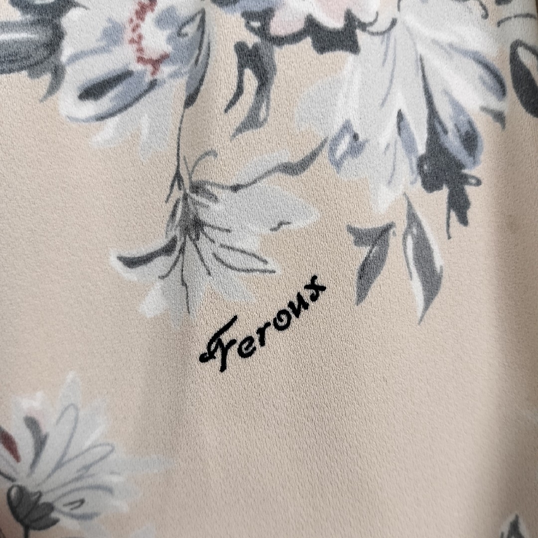 Feroux(フェルゥ)の【Feroux  フェルゥ】レディース　フレアフリルボトムスカート　サイズ2 レディースのスカート(ひざ丈スカート)の商品写真