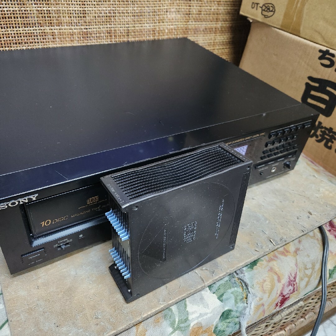 フルレストア済!完動超美品!ソニー10連奏CDプレーヤーCDP-C910 フルレストア済!完動超美品!ソニー10連奏CDプレーヤーCDP-C910