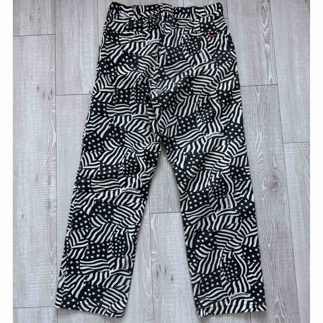 Supreme - Supreme 20SS work pant Black Flags 星条旗柄の通販 by