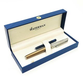 ウォーターマン(Waterman)のWATERMAN　ウォーターマン　万年筆　F　ケース付き　新品未使用(ペン/マーカー)